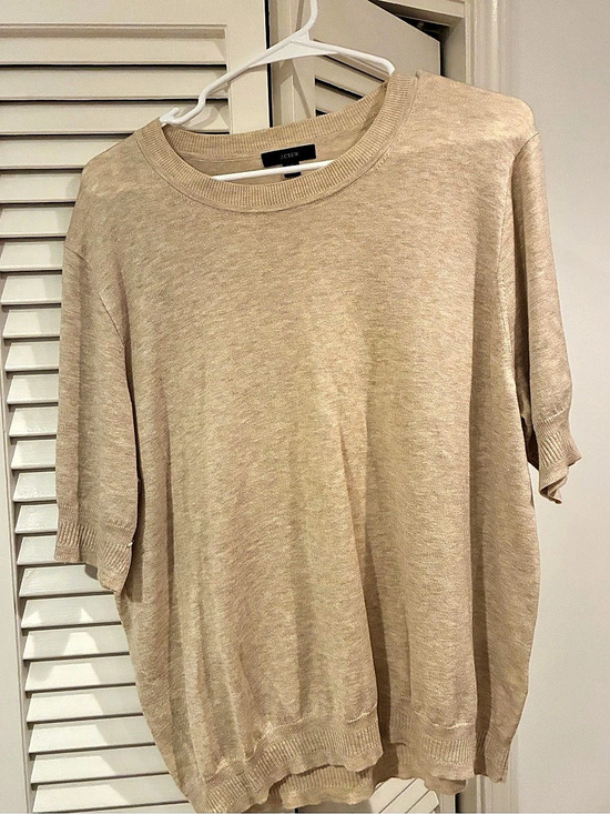 J. Crew Factory Sweaters - J.Crew Neck Sweater Beige XXL Like New